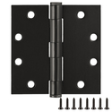 Design House Door Hinges for Interior Doors 6-Pack 4.5-inch x 4.5-inch ? Square Steel Door Hinge ? Oil Rubbed Bronze ? Fits Standard Doors ? 189589 Thumbnail - 1