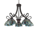 Chloe Lighting Chloe Lighting Empress Dragonfly Tiffany-Style Dark Bronze 5 Light Large Chandelier 27" Wide - Thumbnail 2