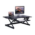Rocelco Inc. Adjustable Standing Desk Converter with Dual Monitor Mount - Thumbnail 17