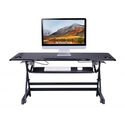 Rocelco Inc. Adjustable Standing Desk Converter with Dual Monitor Mount - Thumbnail 4