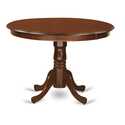 Round Dining Table 42 diameter, Wooden Top and Pedestal Base - East West Furniture - Thumbnail 3