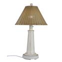 Patio Living Nantucket Outdoor Table Lamp 19902 with Stone Wicker Shade Thumbnail - 1