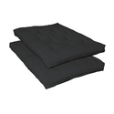 Coaster 8" Premium Futon Pad Black Thumbnail - 1