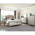 Metallic Platinum Eastern King Bedroom Set 4 - Piece Modern Furniture - Coaster Thumbnail - 1