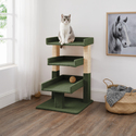 Naomi Home Nala 3 Level Modern Indoor Cat Tree Cat Tower for Large Cats, Sisal Rope Cat Scratcher Thumbnail - 1