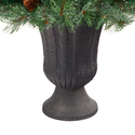 Snowed French Alps Mountain Pine Artificial Christmas Tree - Thumbnail 4
