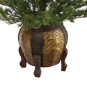Mountain Pine Artificial Christmas Tree Clear Lights Planter - Thumbnail 6