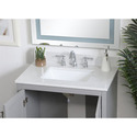 Elegant Decor 30 inch Backsplash in calacatta white - Thumbnail 3