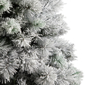 Nearly Natural 6ft. Flocked Oregon Pine Artificial Christmas Tree with 300 Clear Lights and 551 Bendable Branches - Thumbnail 5