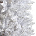 Nearly Natural 7ft. Slim White Artificial Christmas Tree with 300 Warm White LED Lights and 955 Bendable Branches - Thumbnail 5