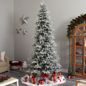 9.5ft Warm White LED Light Artificial Christmas Tree - Thumbnail 8