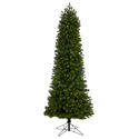 Nearly Natural 8.5ft. Slim Colorado Mountain Spruce Artificial Christmas Tree with 900 (Multifunction with Remote Control) Warm White Micro LED Lights with Instant Connect Technology and 1664 Bendable Branches - Thumbnail 3