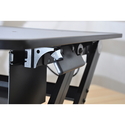 Standing Desk Converter Adjustable Height with Keyboard Tray and Anti Fatigue Mat - Thumbnail 8