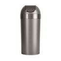 Large 16.5G Pewter Swing-Top Garbage Can - Umbra - Thumbnail 2