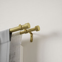 Brass Adjustable Double Curtain Rod Set 120-180 - Umbra - Thumbnail 3