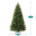 Naomi Home Pre-lit Christmas Tree - Traditional Artificial Christmas Tree - Thumbnail 2