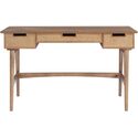 Mid Century Rattan Desk With Natural Birch Veneer - Linon - Thumbnail 3