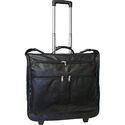 Amerileather Wheeled Leather Garment Bag - Travel Bag Thumbnail - 1