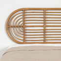 South Shore Rattan Wall-Mounted Headboard Retro Natural Hoya - Thumbnail 6