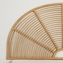 South Shore Rainbow Rattan Headboard - Natural Bloom Wall Decor - Thumbnail 6