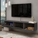 Atelier Mobili Floating TV Stand - Modern Wall Mounted Entertainment Center - Thumbnail 4