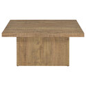 Coaster Devar Square Engineered Wood Coffee Table Mango - Thumbnail 2