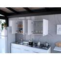 TUHOME portofino 150 four-door wall cabinet white - Thumbnail 4
