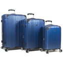 Urban Designs Dejuno Kingsley 3-Piece Hardside Spinner Luggage Set With TSA Lock - Blue Thumbnail - 1