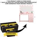 Boahaus Diana Large Makeup Vanity Desk with Mirror, Hollywood Lights, 7 Drawers, USB Type-C & Type-A Ports, 110V Power Outlet, Hair Dryer Hanger, Crystal Knobs ? Premium Pink Vanity Desk for Bedroom - Thumbnail 8