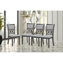 New Classic Furniture Gia - Set Of 4 Dining Chairs -Gray - Thumbnail 8