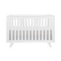 Karla Dubois Crib, Wooster 3-in-1 Convertible Crib, Pure White - Second Story Home Thumbnail - 1