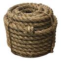 T.W . Evans Cordage 1" x 100ft Manila Rope - Strong Natural Fiber Rope Thumbnail - 1