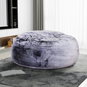 Primo International Faux Fur Bean Bag Chair - Thumbnail 5
