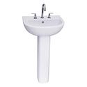 Compact Pedestal Lavatory 500 Semi-Circular Basin - Barclay Products Thumbnail - 1