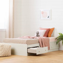 South Shore Mates Bed with 3 Drawers Blueberry Summer Breeze Thumbnail - 1