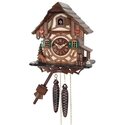 River City Clocks Cuckoo Clock - German Cottage with Deer Thumbnail - 1