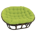 Rattan Double Papasan Chair with Twill Cushion Thumbnail - 1