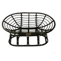 International Caravan Double Rattan Papasan Chair Frame Only Thumbnail - 1