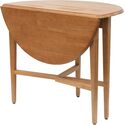 Winsome Wood Round Drop Leaf Dining Table - Walnut Thumbnail - 1