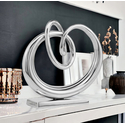 Modern Twisted Knot Metal Sculpture Art Piece Home Decor Gift - Modern Day Accents Thumbnail - 1