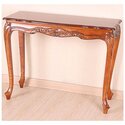 International Caravan Carved Wood Console Table - Hallway & Lamp Table Thumbnail - 1