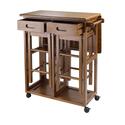 Winsome Wood Space Saver with 2 Stools, Square - Thumbnail 6