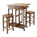 Winsome Wood Space Saver with 2 Stools, Square - Thumbnail 5