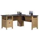 Sauder L-Shaped Desk with File Drawer & Storage - August Hill Thumbnail - 1