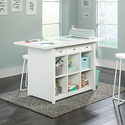 Sauder Craft Pro Work Table - Stylish Storage Solution Thumbnail - 1