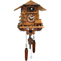 Battery Operated German Cuckoo Clock - Plays Music & Hourly Chimes Thumbnail - 1