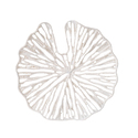 Leaf Patterned Wall Decor - 15.5" x 2" x 16" - Small - White Thumbnail - 1