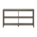 New Ridge Home Edenton Wood Low Bookshelf with 2 Shelves; Washed Gray Thumbnail - 1