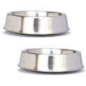 2 Pack Anti Ant Stainless Steel Non Skid Pet Bowl for Dog or Cat - 24 oz - 3 cup Thumbnail - 1