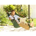 Zero Gravity Hammock Chair with Wood Dowels for Comfortable Hangouts - Thumbnail 3